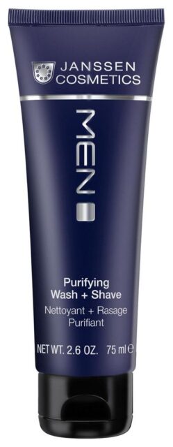 JANSSEN COSMETICS Purifying Wash & Shave Нежный крем для умывания и бритья 75мл