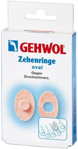 GEHWOL Zehenringe Oval Кольцо для пальцев овальное 9 штук