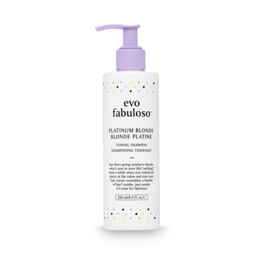 Evo Fabuloso Интенсивный тонирующий шампунь-уход Платинум Блонд Platinum Blonde Toning Shampoo