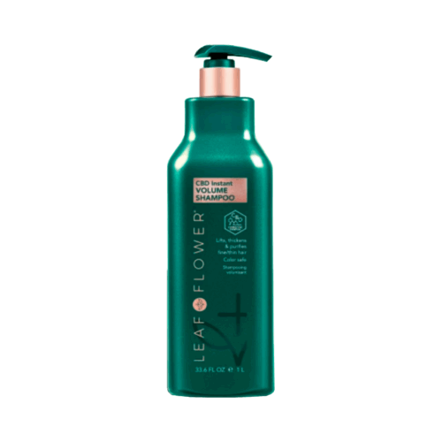 Leaf&Flower Шампунь для мгновенного объема и уплотнения волос CBD Instant Volume Shampoo