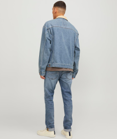 JJIGlenn JJWard JJ 322 Vaqueros Slim Fit  Estilo Vintage y Denim Sostenible