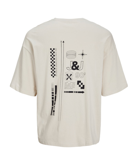 Camiseta Cuello Redondo Jack & Jones  Ajuste Relajado Primavera/Verano 2025