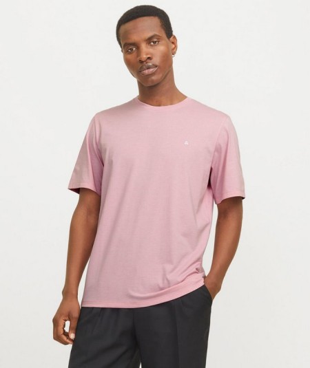 Camiseta para hombre rosada