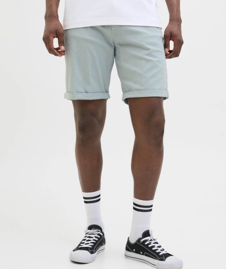 Shorts vaqueros de hombre corte regular con cinco bolsillos