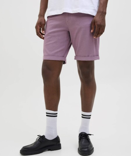 Bermuda para hombre ideal para vestir en verano color malva