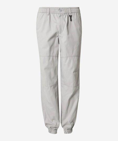Pantalón tapered para hombre con cintura elástica y tobillos ajustados para mayor comodidad.