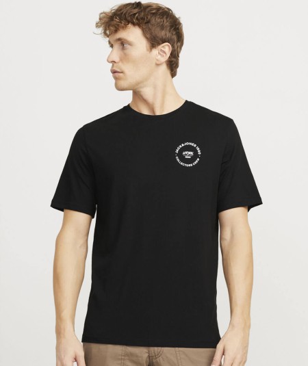 Camiseta Jack & Jones JJSIMON con ajuste regular y cuello redondo.