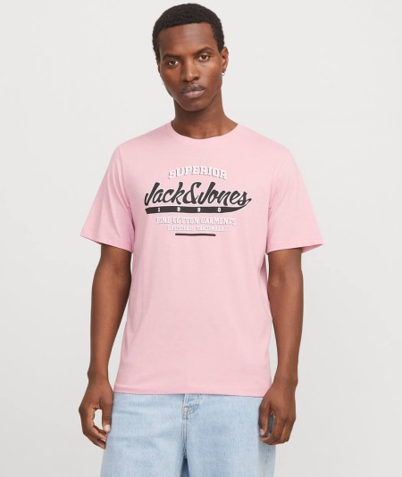 Camiseta de algodón con estampado en goma para un toque extra
