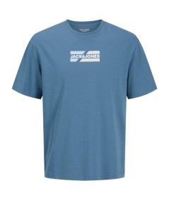 Camiseta ecológica Jack & Jones de algodón orgánico, color petrol, perfecta para un look casual y sostenible