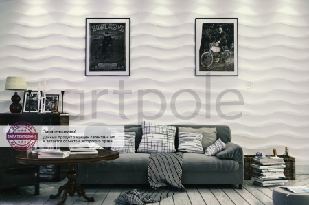 3D стеновые панели ARTPOLE Гипсовые LIST