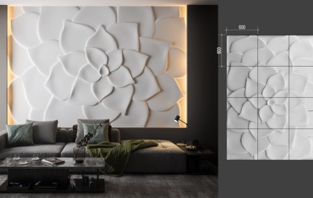 Барельеф Deco Line B-03 FLORA
