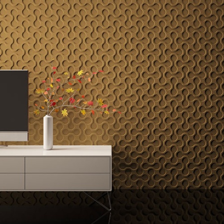 3D стеновые панели DECO LINE MODERN гипсовая панель M-18
