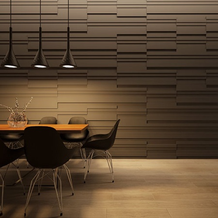3D стеновые панели DECO LINE MODERN гипсовая панель M-07