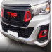 Toyota Hilux/Rocco Grill (TRD Logo/LEDs) with Foglight Covers 2018