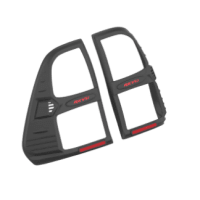 Toyota Revo/GD_6 / Revo Tail Light cover 2016 _ 2020 (Black) with revo logo