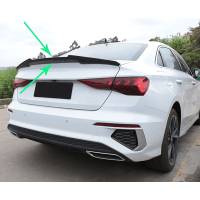 Audi A3 Lip Spoiler (M4 A/Glass Black) 2014_2017