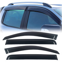 Ford Ranger T9 Windshields (D/C Light Black/See Through) 4Pcs 2022 Model