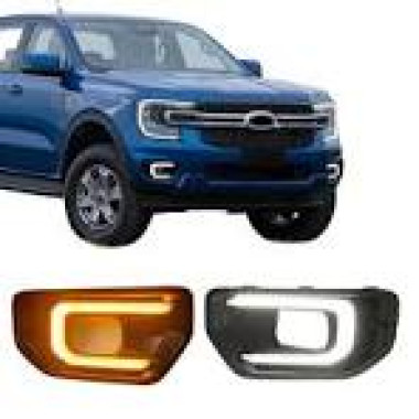 Ford Ranger T9 XLT-Limited 2023+ Front LED DRL Fog Lights