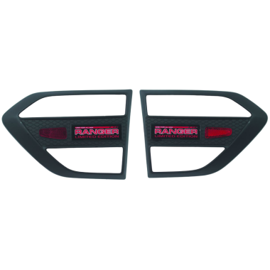 Ford Ranger Side airvent cover with LED indicator (Black)