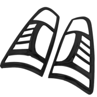 Isuzu Tail Light Covers (Black) For Isuzu KB 350