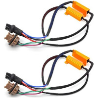2 PCS 7443 Car Canbus Error Canceller Decoder Load Resistor LED 