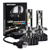 2PCS 9006 Infitary Car LED HeadLight Bulbs 20000LM
