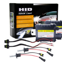 55W 3200LM H3 6000K HID Bulbs Xenon Light Conversion Kit with Hi