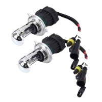2 PCS H4 55W 6000K HID Bulbs Xenon Lights Lamps AC 12V