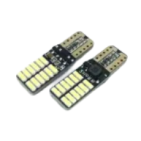 T10 Park/Reading LED Bulbs (5W / 12V DC / 6000K / 90 LM / 12 SMD (the red)
