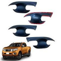 Nissan Navara NP300 Insert Door Bowl Covers (Black) 2021-2023