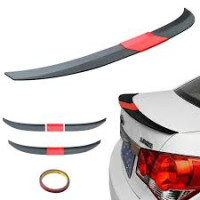 Car Modified ABS Three_stage Rear Wing Side Spoiler Lip