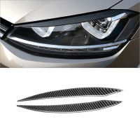 Volkswagen Golf 7 Light Eyebrows (Black/Carbon Fiber) 