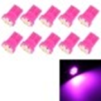 T10 8 LED Car Signal Light Bulb (Pink Light)