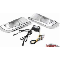 Ford Ranger T7 Led Fog Light Trim (Covers) with DRL and Indicator