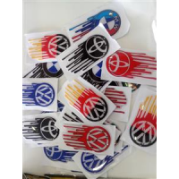 2PCS VW Doom Stickers