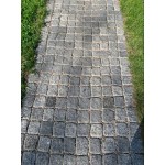 Гранитная брусчатка галтованная Габбро