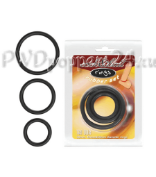 Cock&Ball Rings Rubber Set