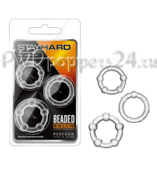 Stay Hard Beaded Cockrings