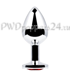 Втулка Анальная Silver Plug Medium - 8,2 см