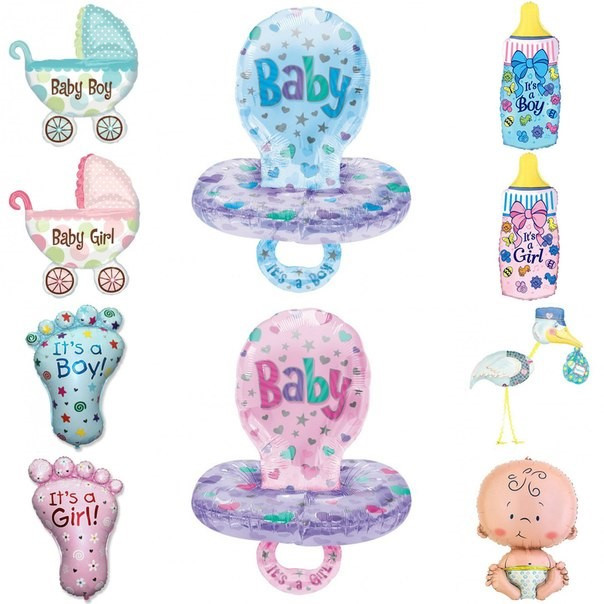 шар на выписку из роддома бутылочка для девочки