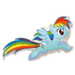 Фигурный шар Радуга Деш из My Little Pony