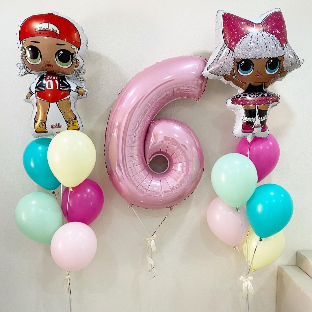 куклы лол и нежные шарики для девочки на 6 лет