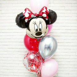 Букетик Минни в красном