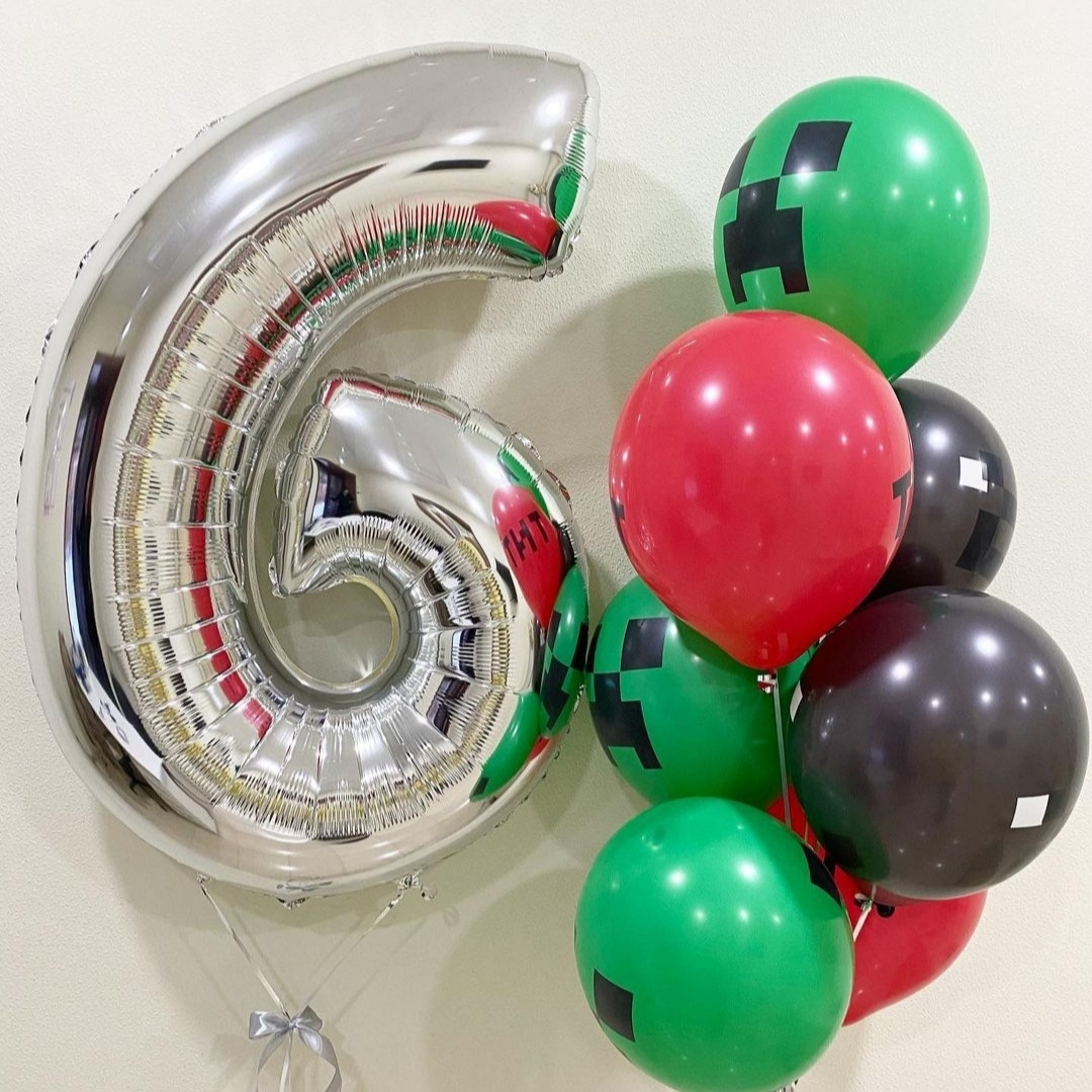 мини-набор шаров майнкрафт на 6 лет