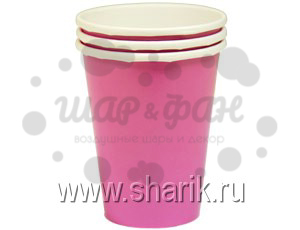 стакан bright pink 8шт
