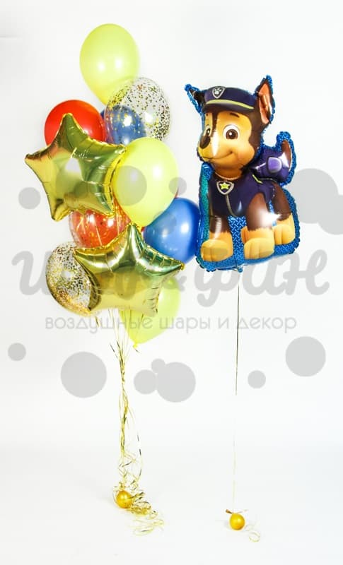 композиция из шаров щенячий патруль