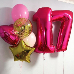 Шары на 17 лет
