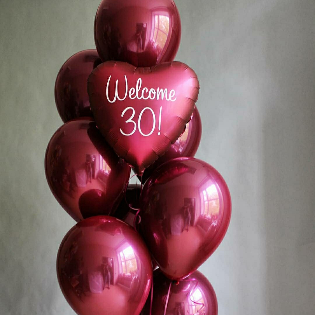 фонтан "гранатовый вкус" с сердцем