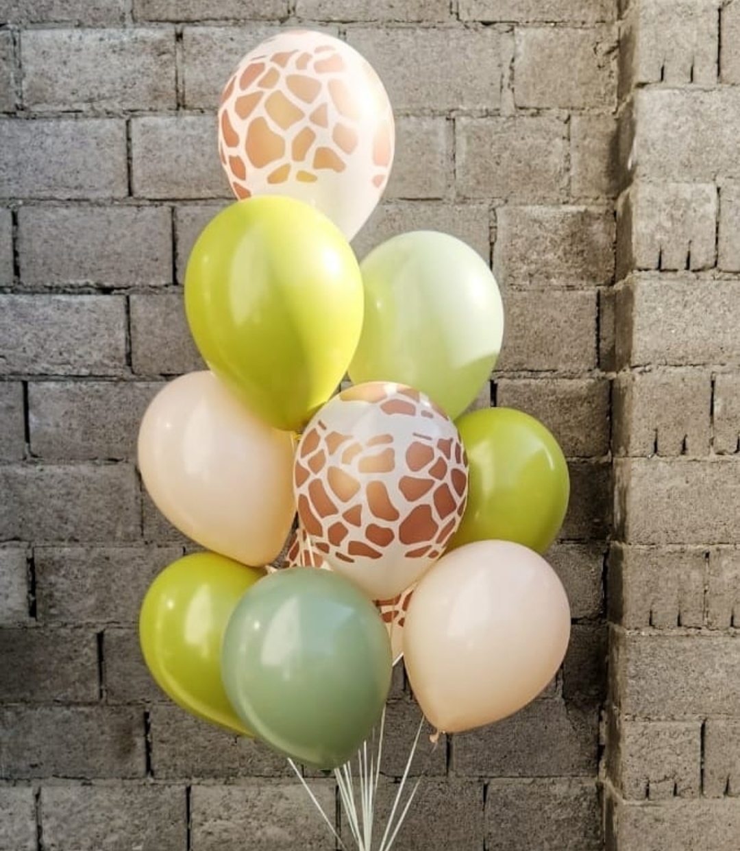 облако шаров сафари и эвкалипт 