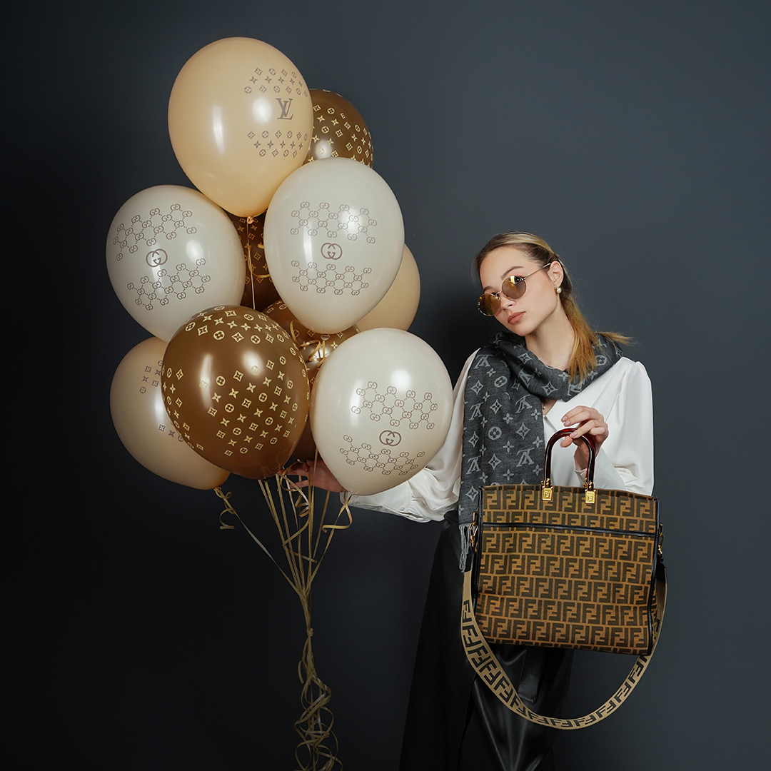 шары lv латексные с гелием